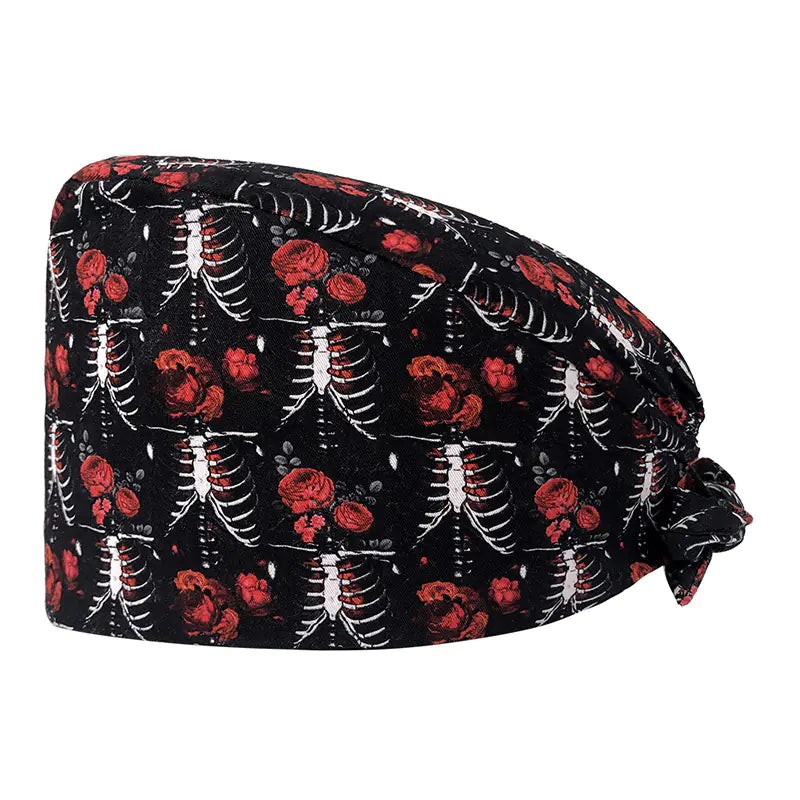 Printed Unisex Cotton Nurse Cap
