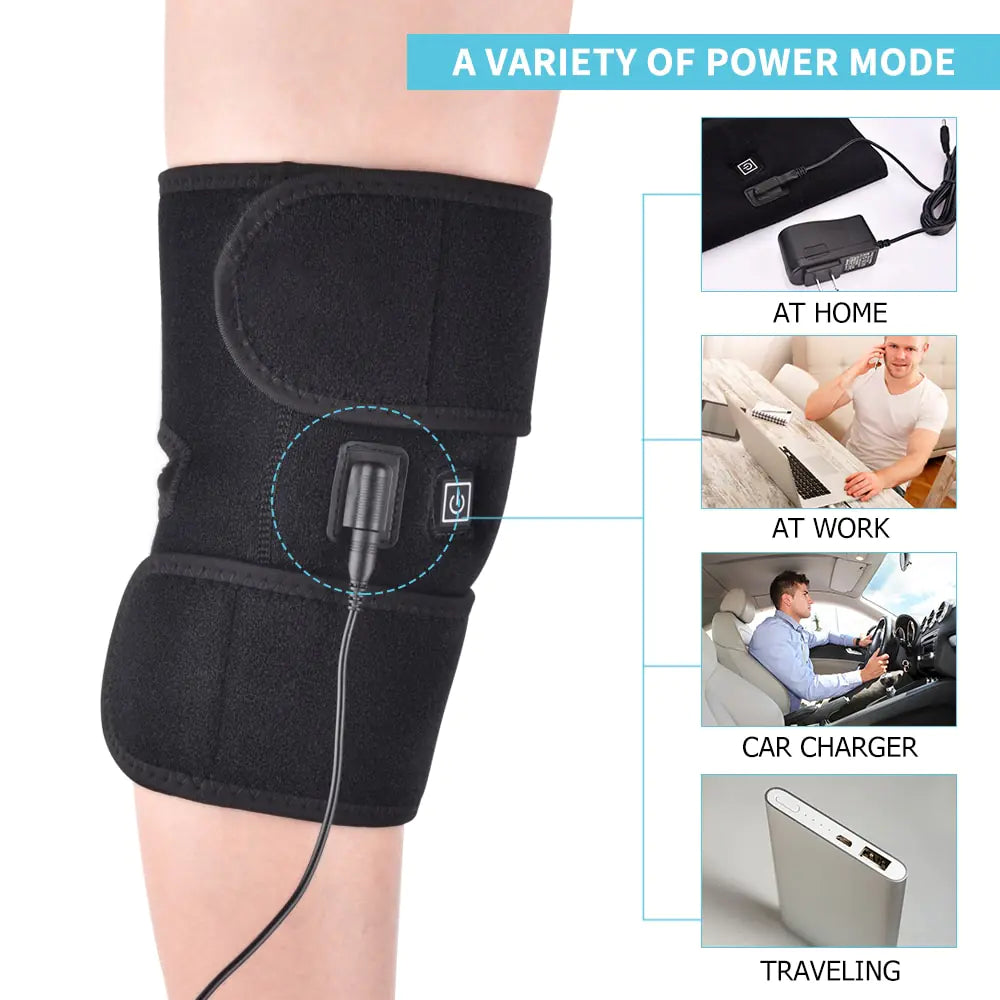 🔥 ThermaFlex™ Heated Knee Pad – Portable Arthritis & Pain Relief Wrap