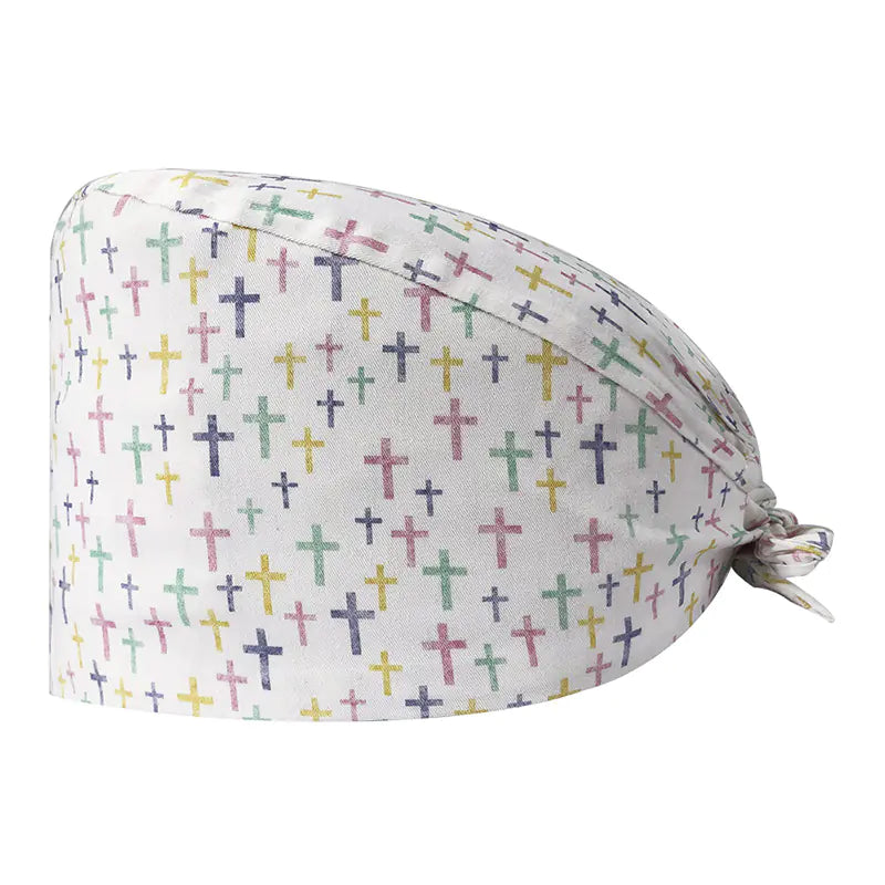 Printed Unisex Cotton Nurse Cap